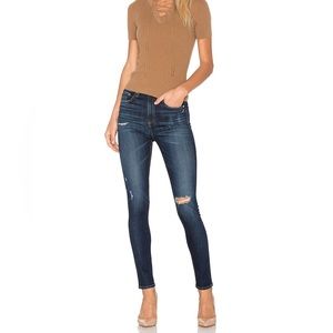 Like New - Rag & Bone Daisy Dive High Rise Skinny Jeans, Size 24